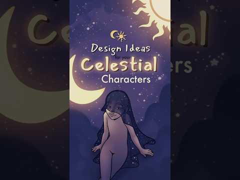 character design ideas for your celestial characters 🌞🌌 #art #oc #ocs #originalcharacter #drawing