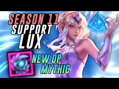SEASON 11 LUX SUPPORT IS OP WITH THIS NEW MYTHIC ITEM! - League of Legends