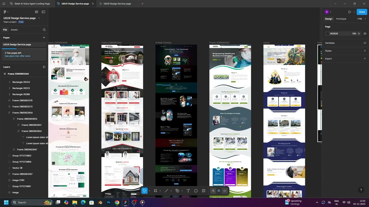 20+ Modern Website UI/UX Templates for Figma | Web Design Kit
