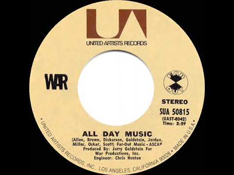 1971 HITS ARCHIVE: All Day Music - War (stereo 45)