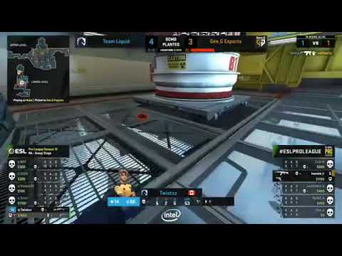 Amazing flick shot with SSG 08 (Scout) from Twistzz (map: Nuke) in CS:GO.