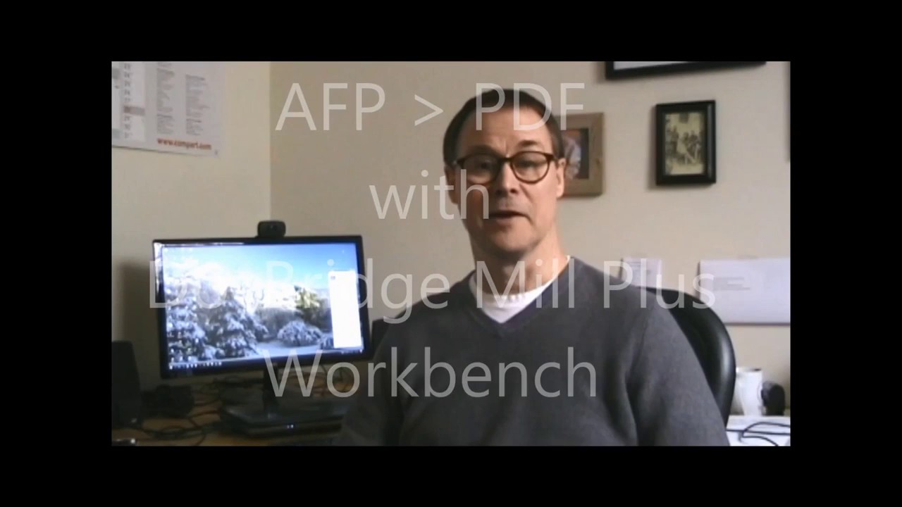 AFP to PDF conversion made easy with DocBridge Mill Plus