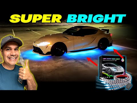 $75 Amazon UNDERGLOW LED kit strips Install & Supra Meet ...