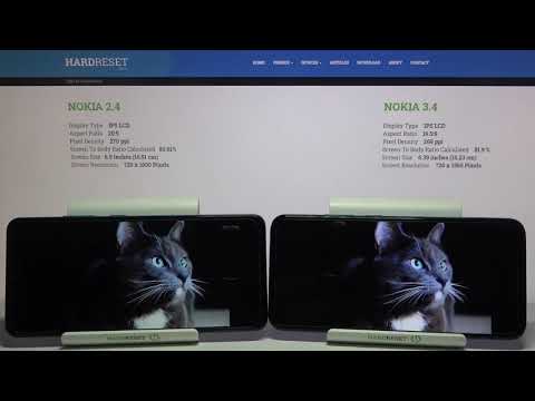 Nokia 2.4 & Nokia 3.4 - Display Comparison TEST