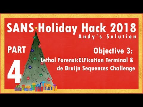 Holiday Hack 2018 - 4/11 - KringleCon Objective #3