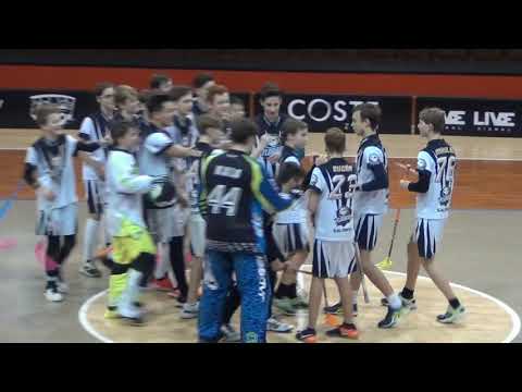 Florbal Chomutov - SK Bivoj Litvínov 3:2 - Liga starších žáků "A" v Chomutově 27.1.2018