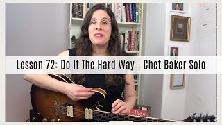 Jazz Guitar Lessons Berlin  72: Do It The Hard Way