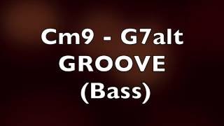 Jazz Funk Fusion Bass Backing Track (Cm9 - G7alt)