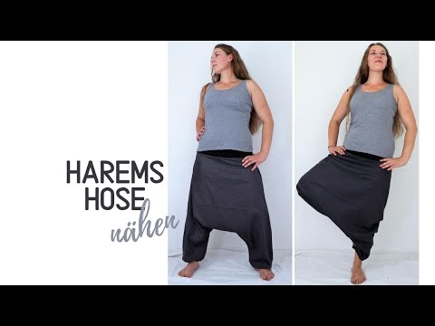 Haremshose nähen: Anleitung & Schnittmuster