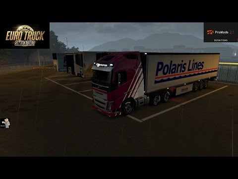 ETS2 1.24+ProMod 2.10,Russmap +Improved Company Trucks #8