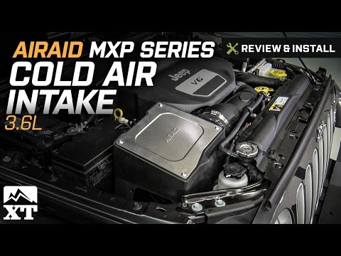Jeep Wrangler (3.6L) Airaid MXP Series Cold Air Intake (2012-2017 JK) Review & Install