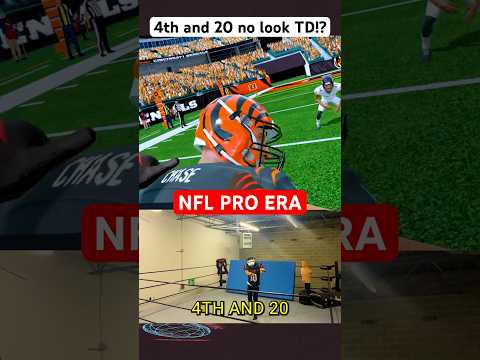 Can the Bengals convert this 4th and 20 in the red zone?! #nfl #nflproera #madden25