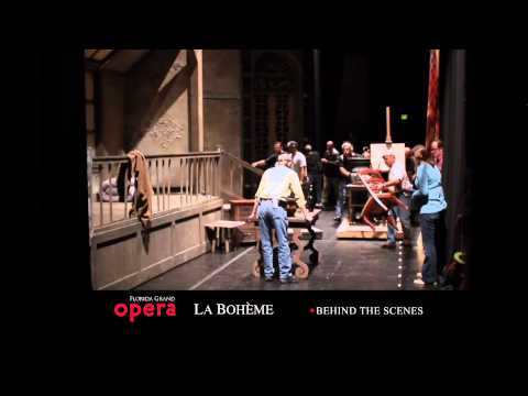 Behind the scenes of La bohème, Florida Grand Opera
