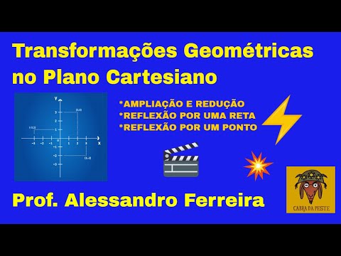 Transformações Geométricas no Plano Cartesiano - Ampliação e Reflexão