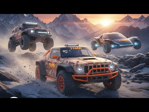 MUD THAR MOUNTAIN 4X4 JEEP DRIVE - Offard Car  Driving  SIMULATOR - Android Gameplay level 1 to 15