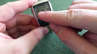 how to set the time on the casio databank dbc-32d-1aes