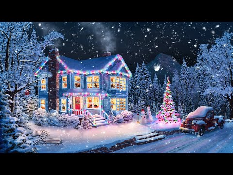 Christmas Music From Another Room - Relaxing Christmas Ambience with Muffled Christmas Music