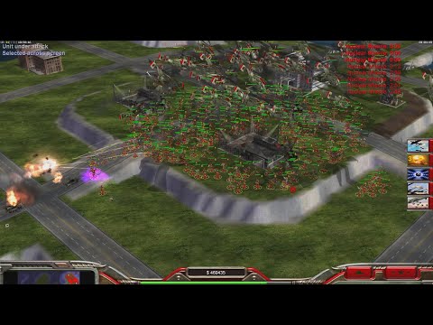CHINA Infantry vs. 5 GLA Toxin - Command & Conquer Generals Zero Hour - 1 vs 5 HARD  Gameplay