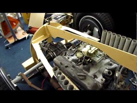 1936 Auto Union C Type under construction in my garage.