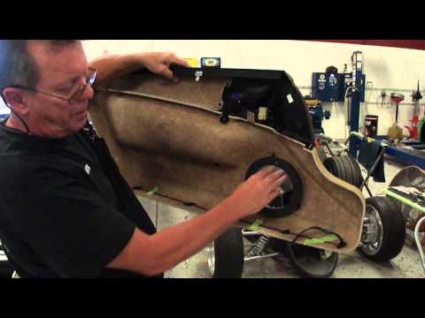 Paul Covanec seat and door panel mock up for led light kit