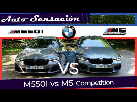Comparativa BMW M550i xdrive  2021 vs BMW M5 Competition 2021.  ¿Merece la pena el M5?