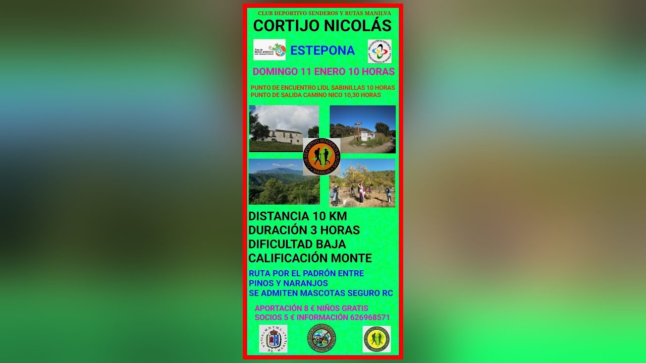 Nueva ruta en Estepona del club de senderos y rutas