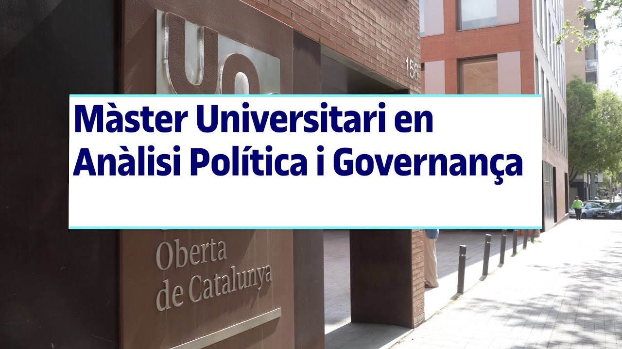 Presentació del màster video link