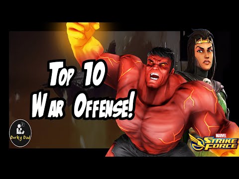 Top 10 War Offense Teams! - The Meta Has Never Been Better! - Marvel Strike Force