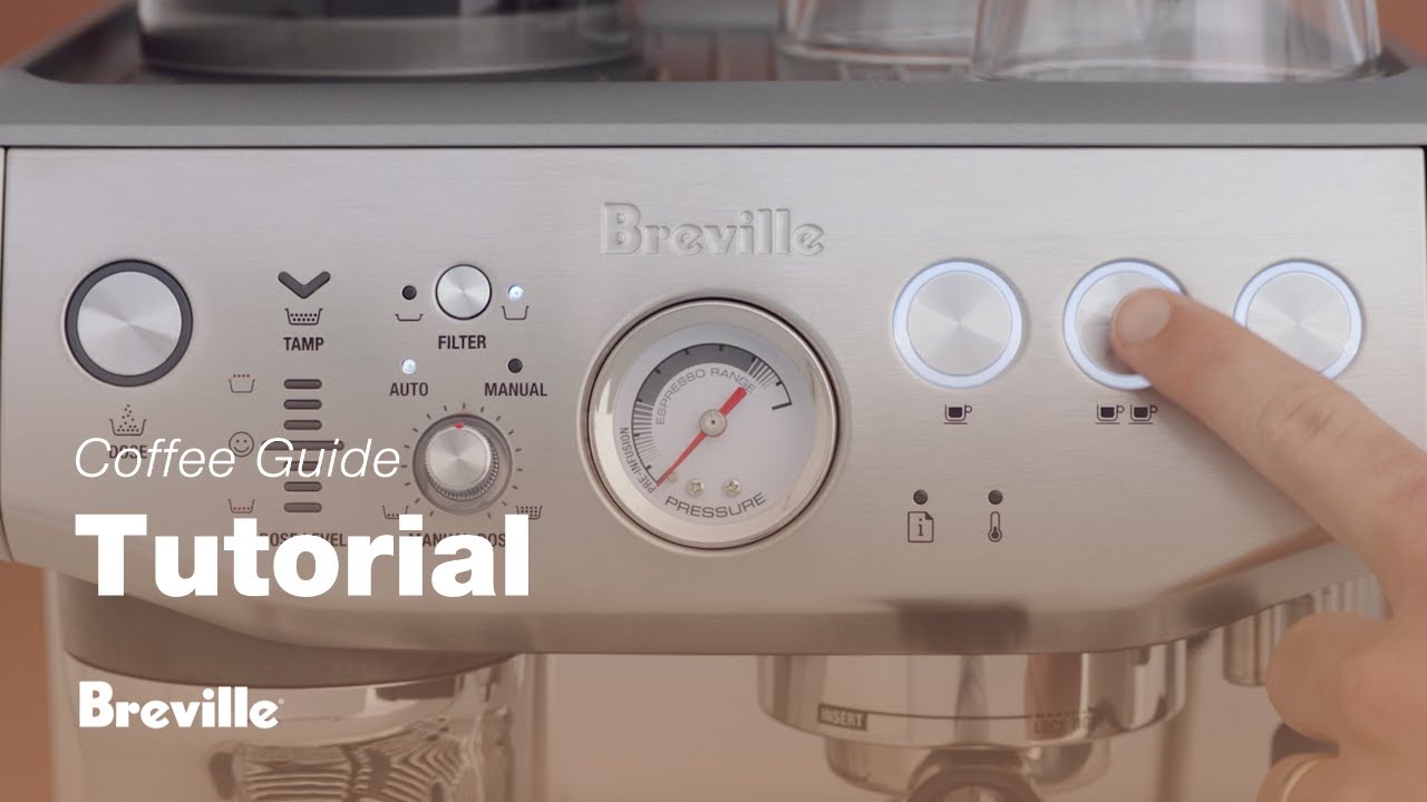 How to adjust the shot volume and temperature