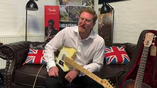 Video thumbnail for Fender American Performer Telecaster With Humbucker In Vintage White Demonstration With James by Rimmers Music