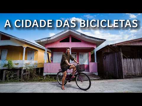 100% SEM CARROS! Conheça a cidade das BICICLETAS da Amazônia! | Afuá, PA