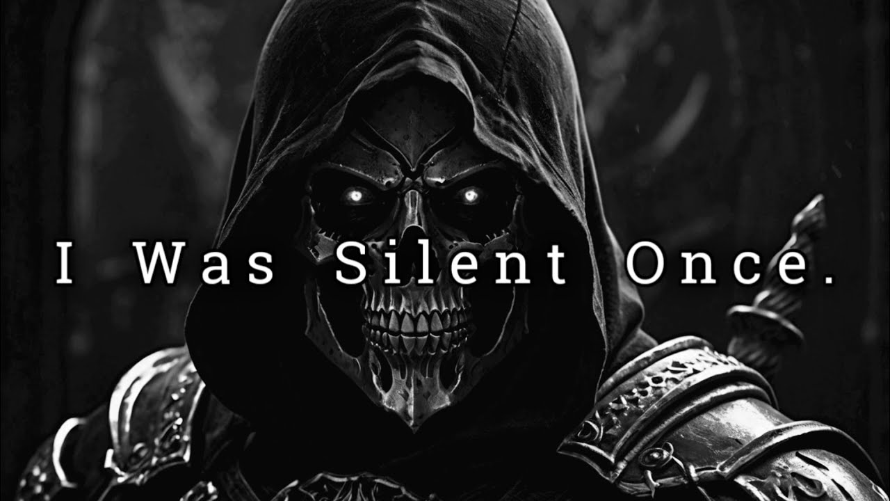 I Was Silent Once, But Now My Revenge Speaks Volumes