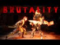 MK11 All Scorpion Brutalities Fatalities Friendship Fatal Blow Ending