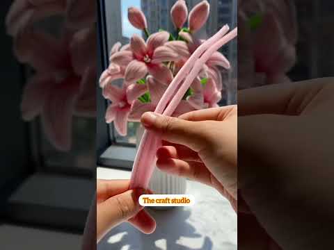 DIY Flower at home 🌺: You won't believe how fast you can make this ribbon flowers! 🤯#shorts #flowers