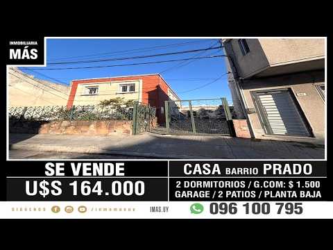 Video de YouTube - Casa Venta Garage Reducto Montevideo iMas.uy C
