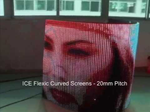 ICE Flexic Curved LED Panel Screen Video