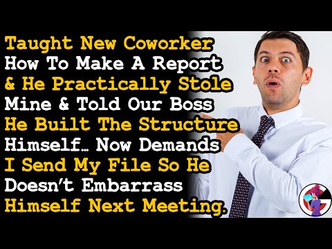 Coworker Claimed My Report As His, Now Demands I Send My File So He Doesn't Embarrass Himself. AITA