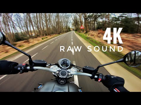 BMW Rninet Scrambler Akrapovic Exhaust / 4K RAW Sound