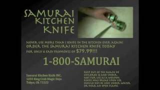 preview picture of video 'Samurai Kitchen Knife'