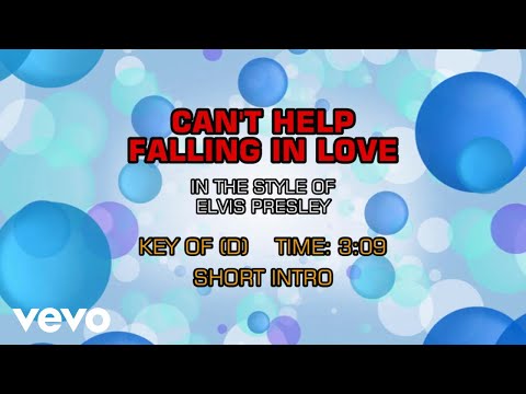 Elvis Presley - Can't Help Falling In Love (Karaoke)