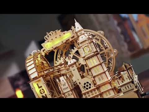 ROKR London Marble Run - ROKR Marble Travel 3D Wooden Puzzle ✨