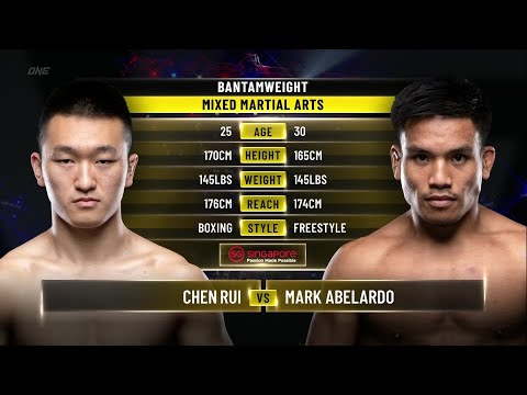 Chen Rui vs Mark Abelardo full fight