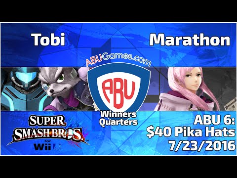 ABU Monthly 6: Marathon (Robin) vs. Tobi (Fox, Samus) - Smash 4 Winners Quarters
