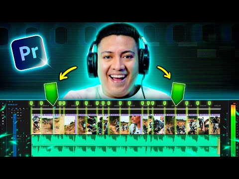 Cómo editar VIDEOS al RITMO de la MÚSICA en PREMIERE (con IA)