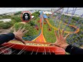 ESCAPING FROM ANGRY SERBIAN DANCING LADY KILLER Vs CRAZY PARKOUR POV IN THE ROLLER COASTER