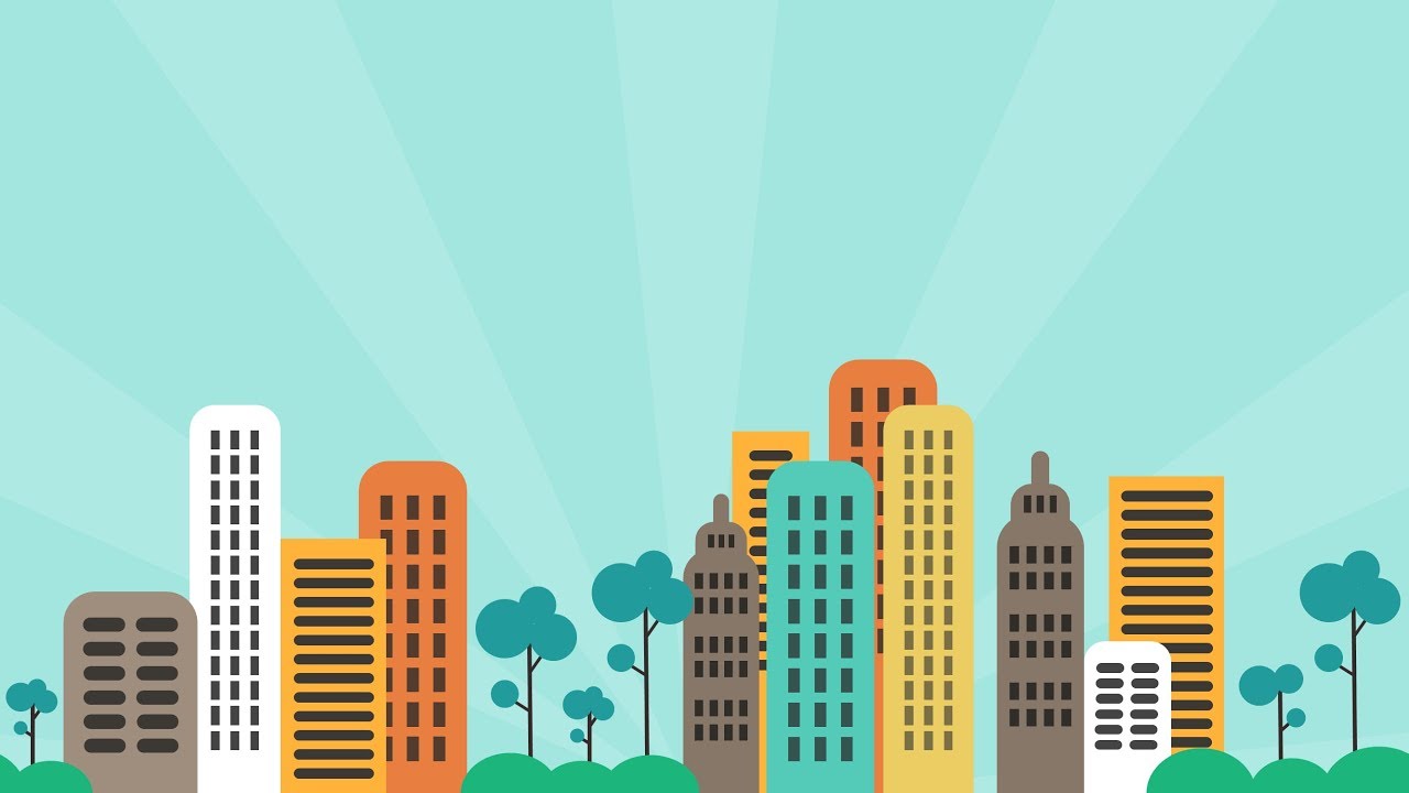 PowerPoint Animation Tutorial Motion Graphic City