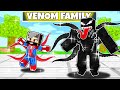 Having A VENOM FAMILY In Minecraft Hindi