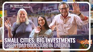 Small Cities, Big Investments | Green Toad Bookstore in #Oneonta, New York