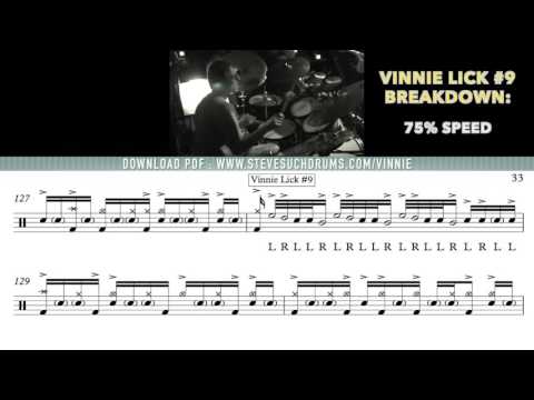 Vinnie Colaiuta LICK #9 - [ 24 Days Of Vinnie ]