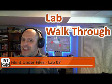 Lab Walk Through